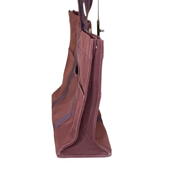 Hermès FOURRE Tout Rust and Navy Tote Handbag*EXCELLENT PRE-LOVED Condition - Picture 5 of 14